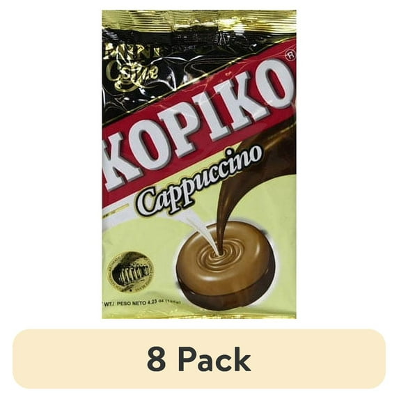 (8 pack) Kopiko Candy Cappuccino, 4.23 Oz