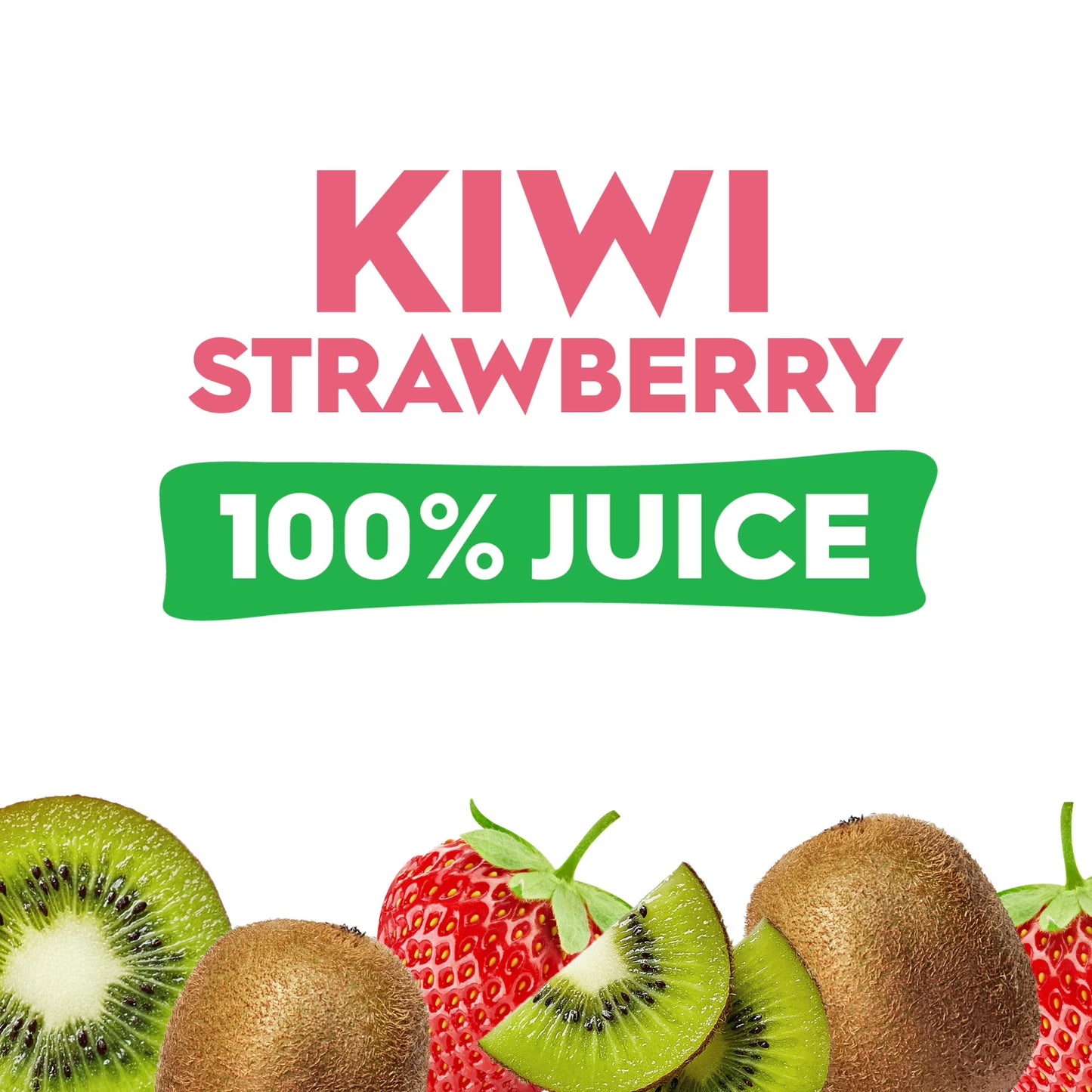 (4 pack) Juicy Juice 100% Juice, Kiwi Strawberry, 48 fl oz Bottle