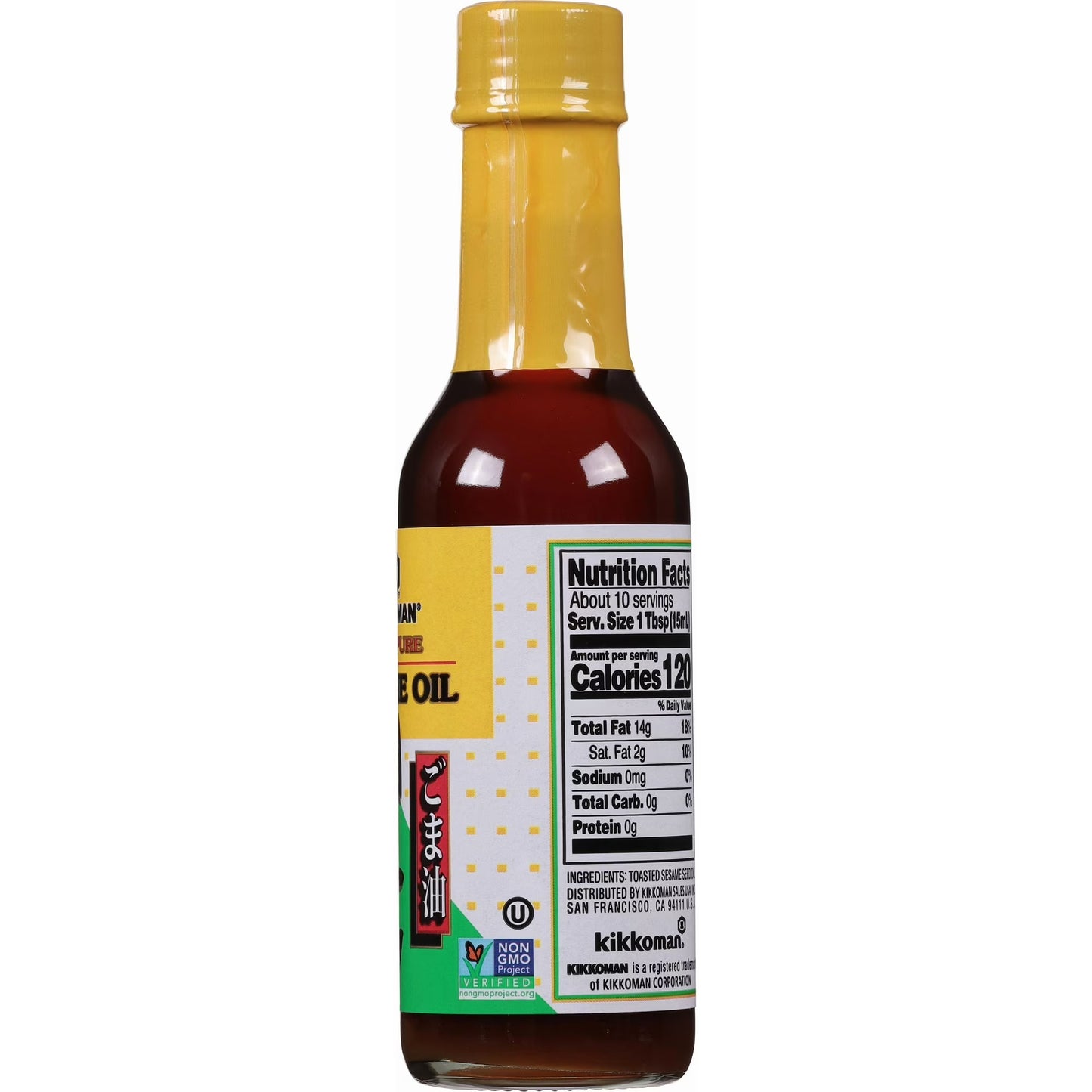 Kikkoman 100% Pure Sesame Oil, 5 fl oz Bottle