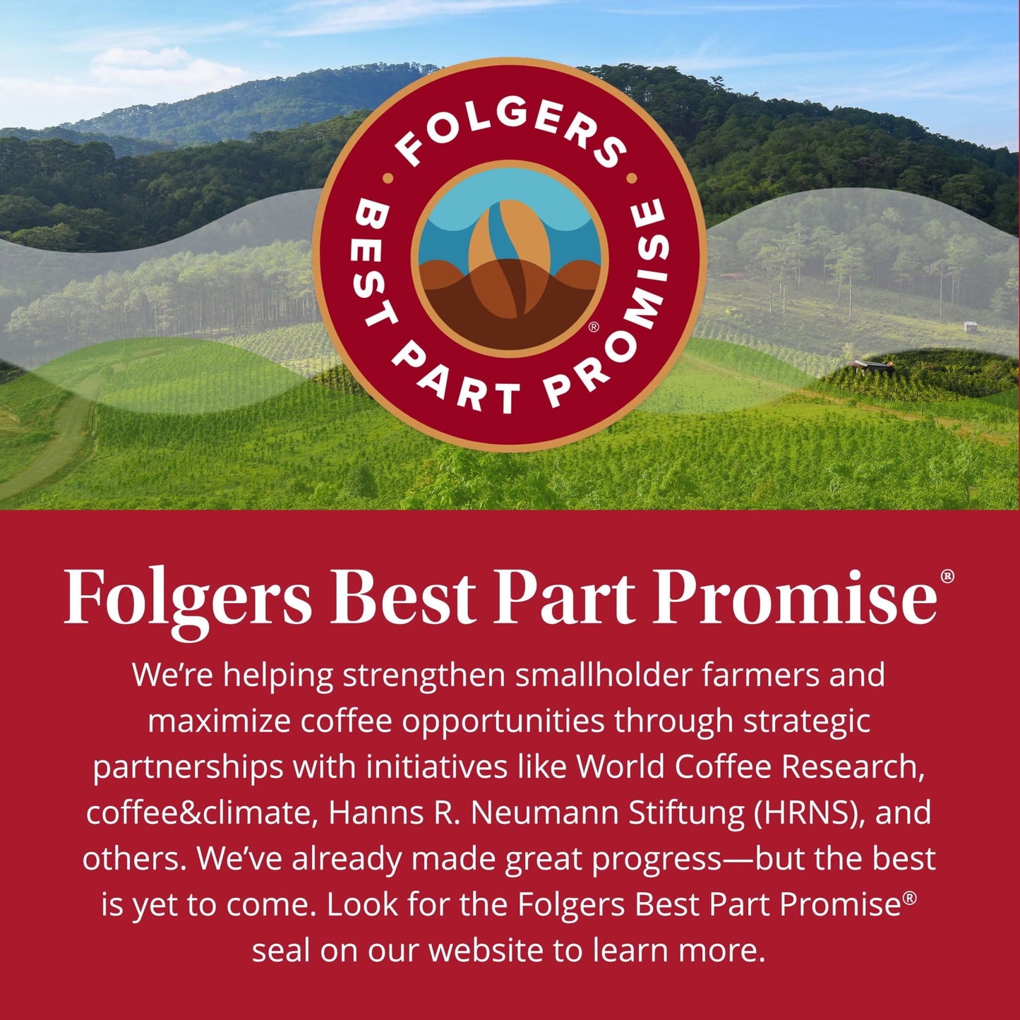 Folgers French Vanilla Artificially Flavored Ground Coffee, Medium Roast, 9.6 oz Canister