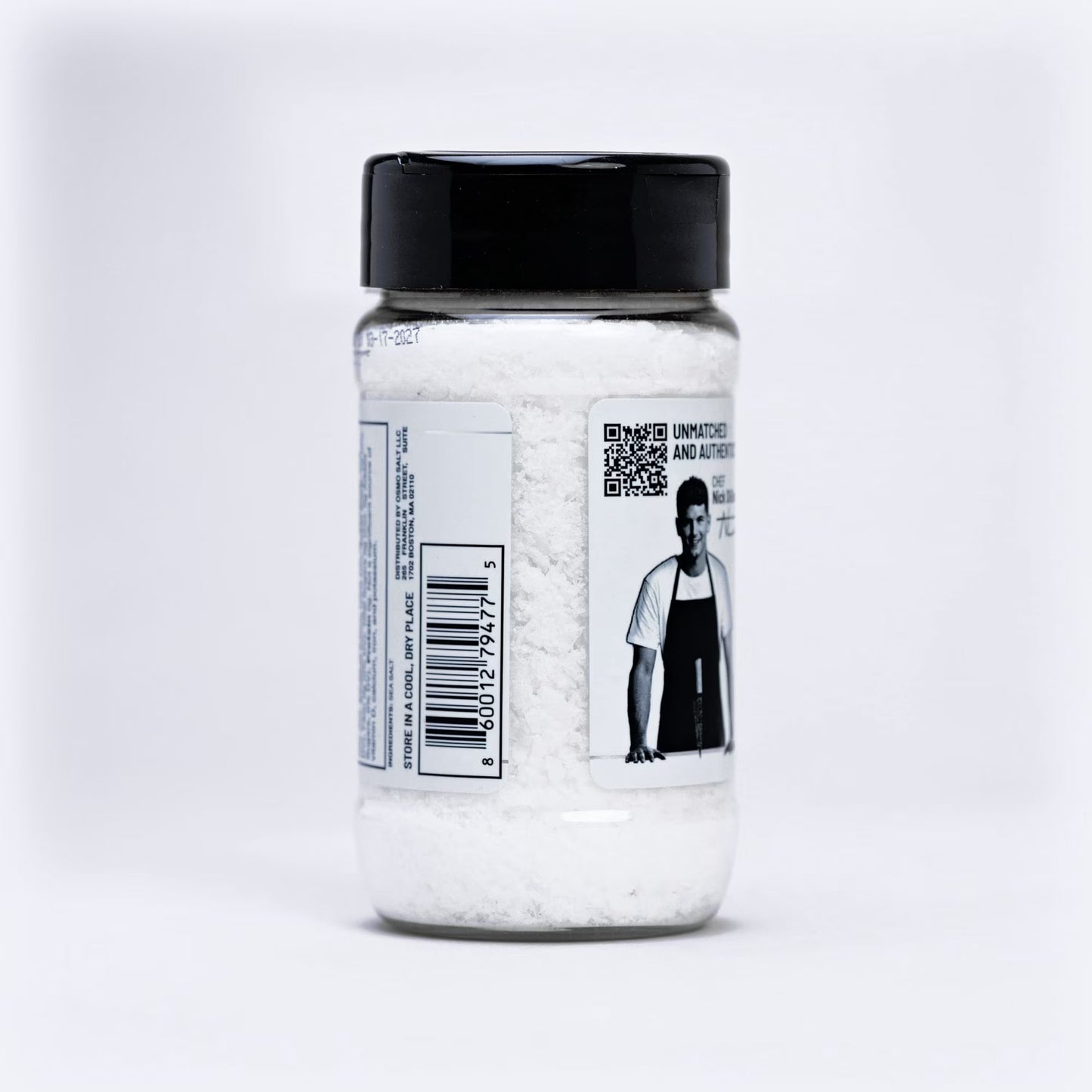 Osmo Flakey White Sea Salt, Kosher Flakes, Chef-Crafted Michelin-Star Quality Seasoning, 6.5 oz