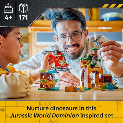 LEGO Jurassic World Velociraptor, Stegosaurus & Pteranodon Rescue 77981