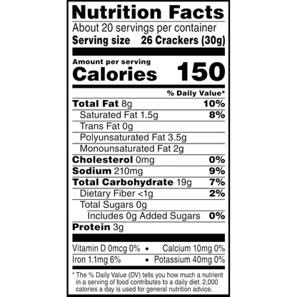 Cheez-It Baked Snack Crackers, Lunch Snacks, Family Size, Hot and Spicy, 21oz Box (1 Box) (Pack of 2)
