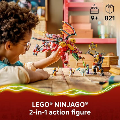 LEGO NINJAGO Wyldfyre's Transforming Dragon Mech 71868