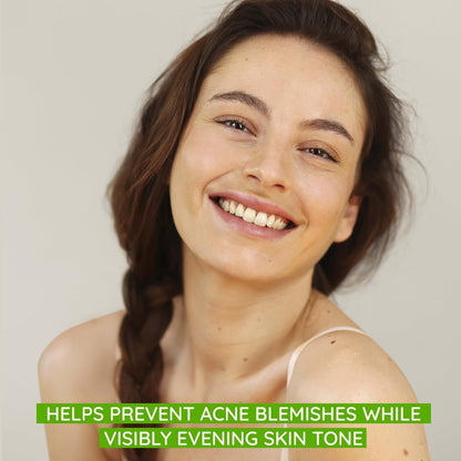 Aveeno Positively Radiant Clear Complexion & Acne Facial Moisturizer with Soy and Salicylic Acid for Oily Skin, Hypoallergenic Formula, Paraben-Free, Non-Comedogenic, Pump, 4 FL OZ, (Pack of 2)