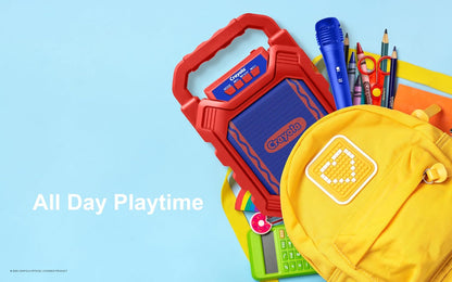 Crayola Mini Karaoke Machine for Kids, Bluetooth Speakers with Microphone | 4" Driver 10W Peak Power, Loud HD Sound, Rechargeable Mini Portable Bluetooth Speaker, USB, TWS, Indoor/Outdoor Party