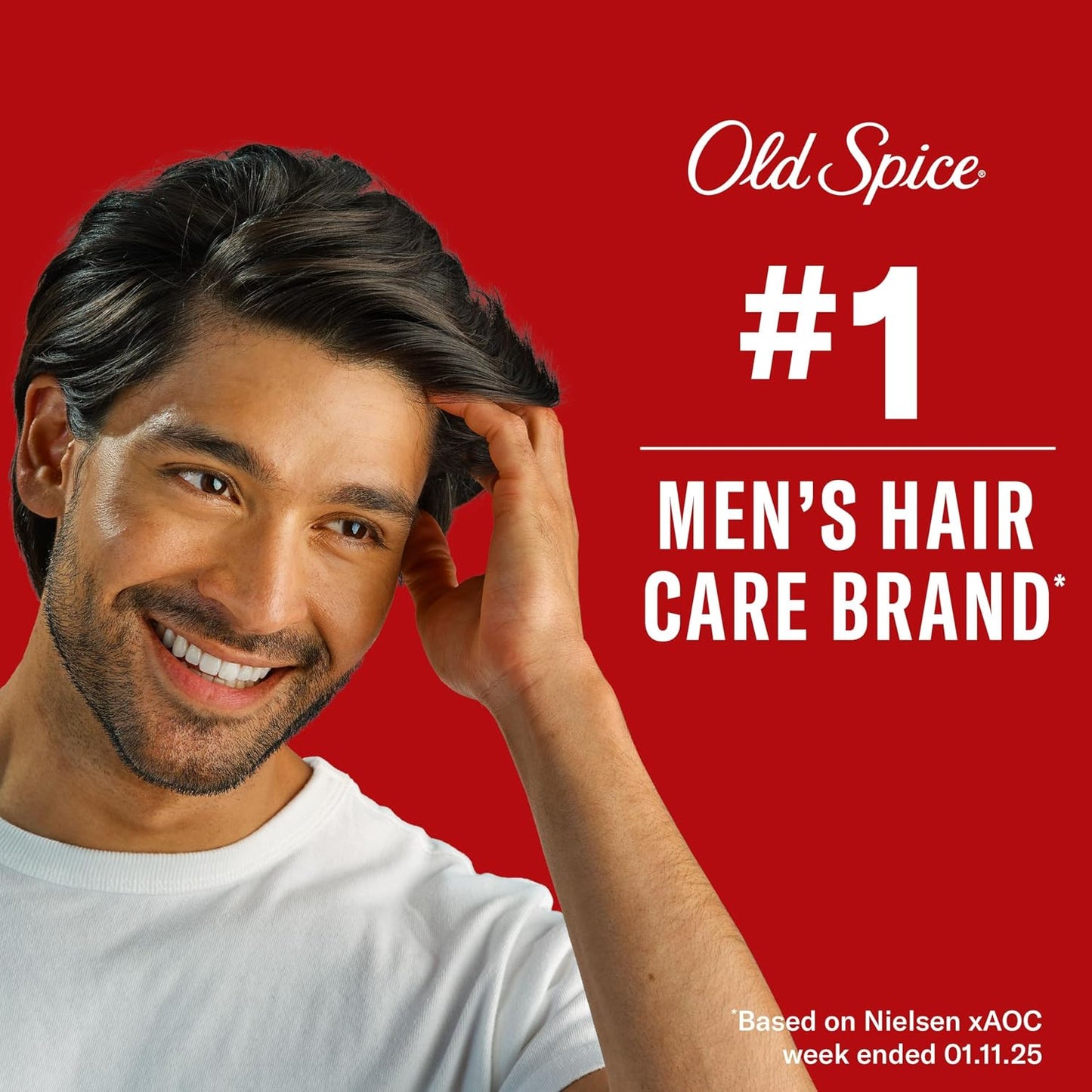 Old Spice Mens Hair Paste, Re-Moldable Paste for Men, Healthy & Strong with Vitamin E & Biotin, Hair Styling, Medium-High Hold, Matte Finish, 2.22 oz