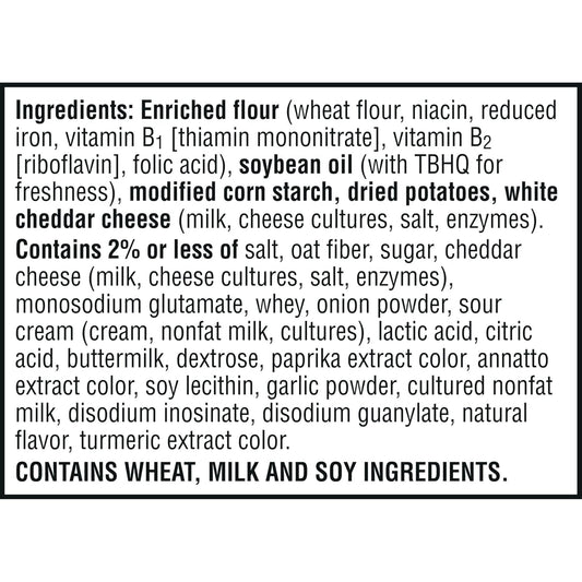 Cheez-It Snap'd Cheesy Baked Chips, Lunch Snacks, Double Cheese, 7.5oz Bag (1 Bag)