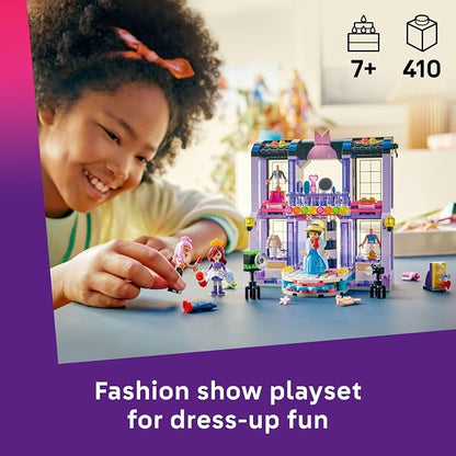 LEGO Friends Heartlake City Fashion Show Building Toy for Girls & Boys - Pretend Play Set for Kids, Ages 7+ - W/Paisley, Liann & Nova Minidolls & Accessories - Gift Idea for Birthdays - 42685