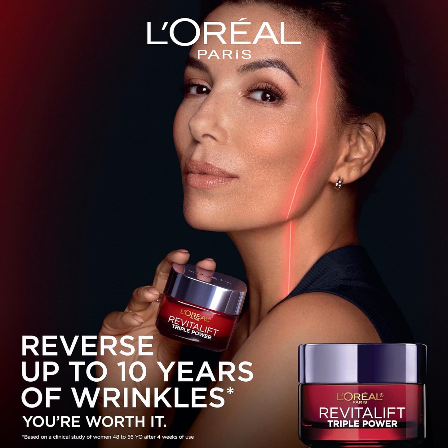 L'Oreal Paris Revitalift Triple Power Face and Neck Moisturizer, Anti Aging Face Cream with Broad Spectrum SPF 30, Pro-Retinol, Hyaluronic Acid and Vitamin C, 1 Kit