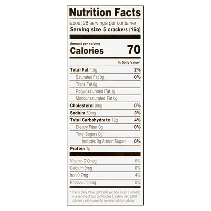 Great Value Unsalted Tops Saltine Crackers, 16 oz