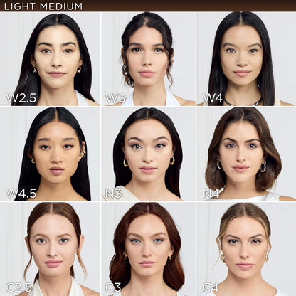 L'Oreal Paris True Match Super-Blendable Foundation, Medium Coverage Liquid Foundation Makeup, C3, Light Medium, 1 Fl Oz