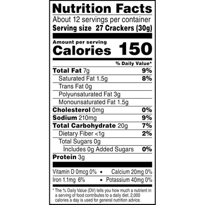 Cheez-It DUOZ Baked Snack Crackers, Lunch Snacks, Pesto and Mozzarella, 12.4oz Box (1 Box)