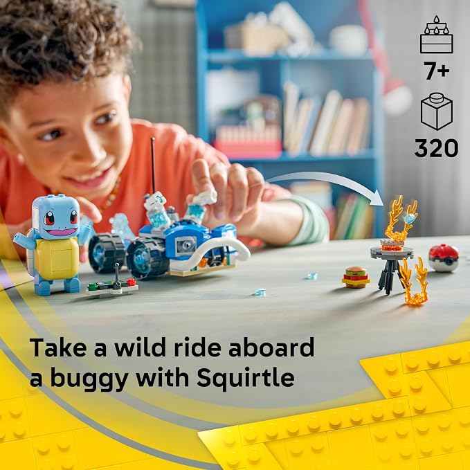 LEGO Pokémon SMART Play: Trainer's Buggy Adventure with Squirtle 72156