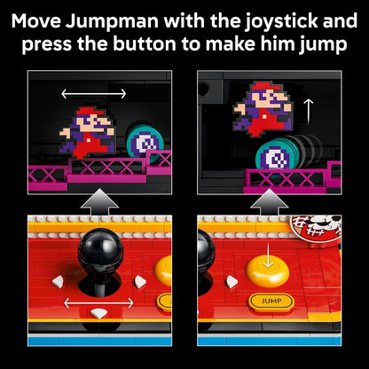 LEGO Super Mario Donkey Kong Arcade 72051 | Collectible Building Set for Adults, Ages 18+, Retro Arcade Decor, Working Levers & Joystick, 1,367 pieces, Gift for Gamers