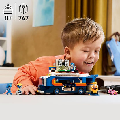 LEGO Sonic the Hedgehog Team Sonic Command Truck Building Toy - Pretend Play Vehicle W/5 Figures for Boys & Girls, Ages 8+ - Toy Building Blocks for Kids - Gift Idea for Birthdays - 77006