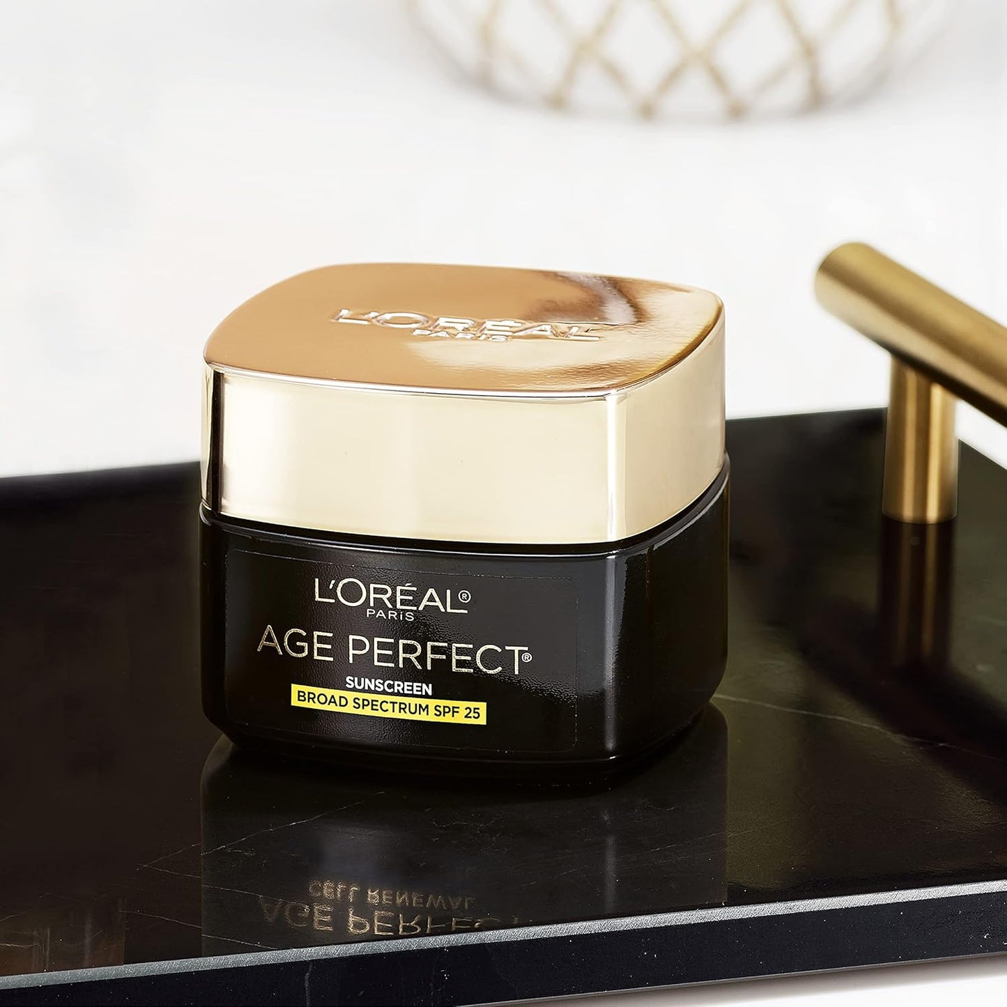 LOreal Paris Age Perfect Cell Renewal Anti-Aging Day Moisturizer with Broad Spectrum SPF 25 Sunscreen,Antioxidants,and Vitamin E 1.7oz,(Pack of 2)