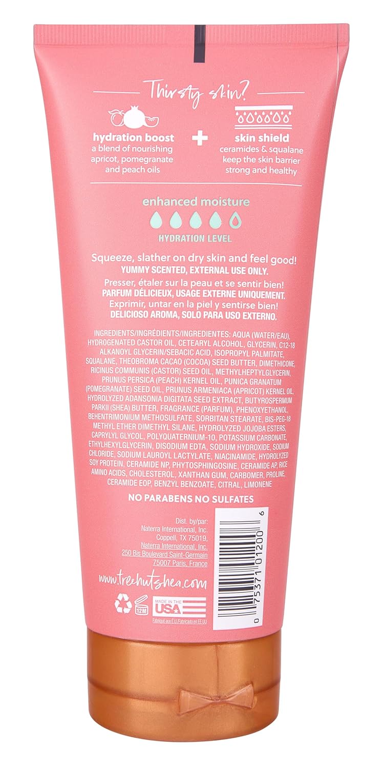 Tree Hut Watermelon Moisturizing Body Lotion, Ceramide and Squalene Formula Helps Protect Skin, Long-lasting Hydration Leaves Skin Feeling Soft & Moisturized, 8.5 Fl Oz.