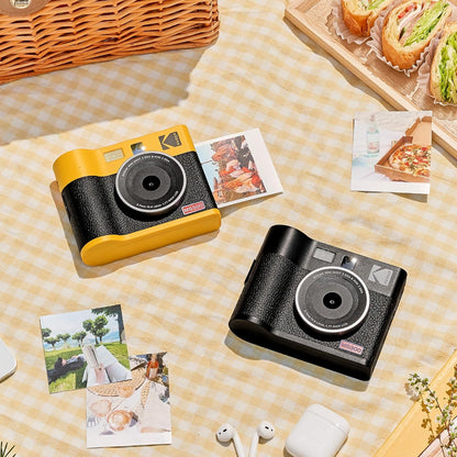 KODAK Mini Shot 3 ERA 3x3 Instant Camera, Photo Printer, 38 Sheet, Black