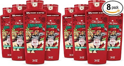 Old Spice Body Wash for Men, AlphaScentauri, Long Lasting Lather, 24.0 fl oz (Pack of 8)