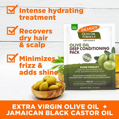 Palmer's Deep Conditioner Hair Mask, Olive Oil Formula for Dry Hair, 2.1 Oz