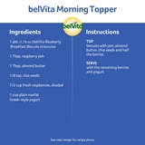 (6 pack) belVita Breakfast Bars Biscuits, Blueberry, 5 Packs (4 Biscuits Per Pack)