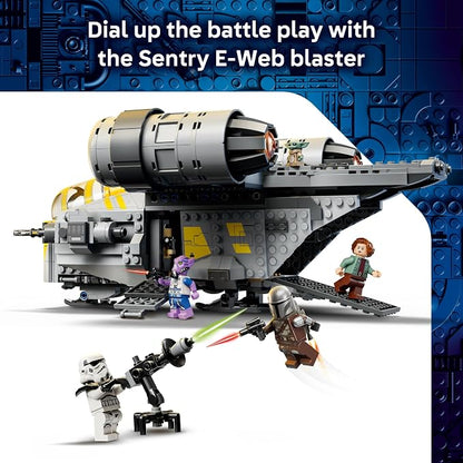 LEGO Star Wars: The Mandalorian and Grogu The Razor Crest Building Toy - Build and Display Set for Boys & Girls, Ages 10+ - Star Wars Gifts for Birthdays & Fans - 75447