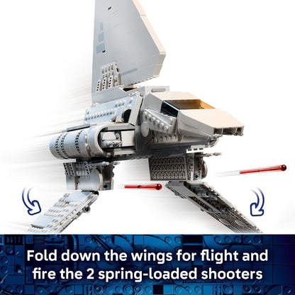 LEGO Star Wars: The Mandalorian Imperial Lambda-Class Shuttle - Collectible Building Set for Boys & Girls, Ages 14+ - with 5 Minifigures - Gift Idea for Teens - 75459