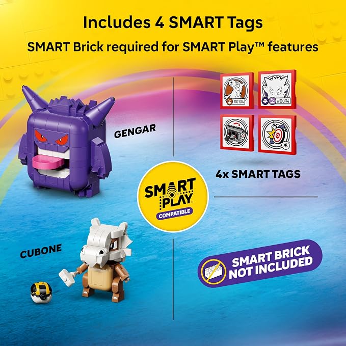 LEGO Pokémon SMART Play: Cubone and Gengar's Spooky Showdown 72166