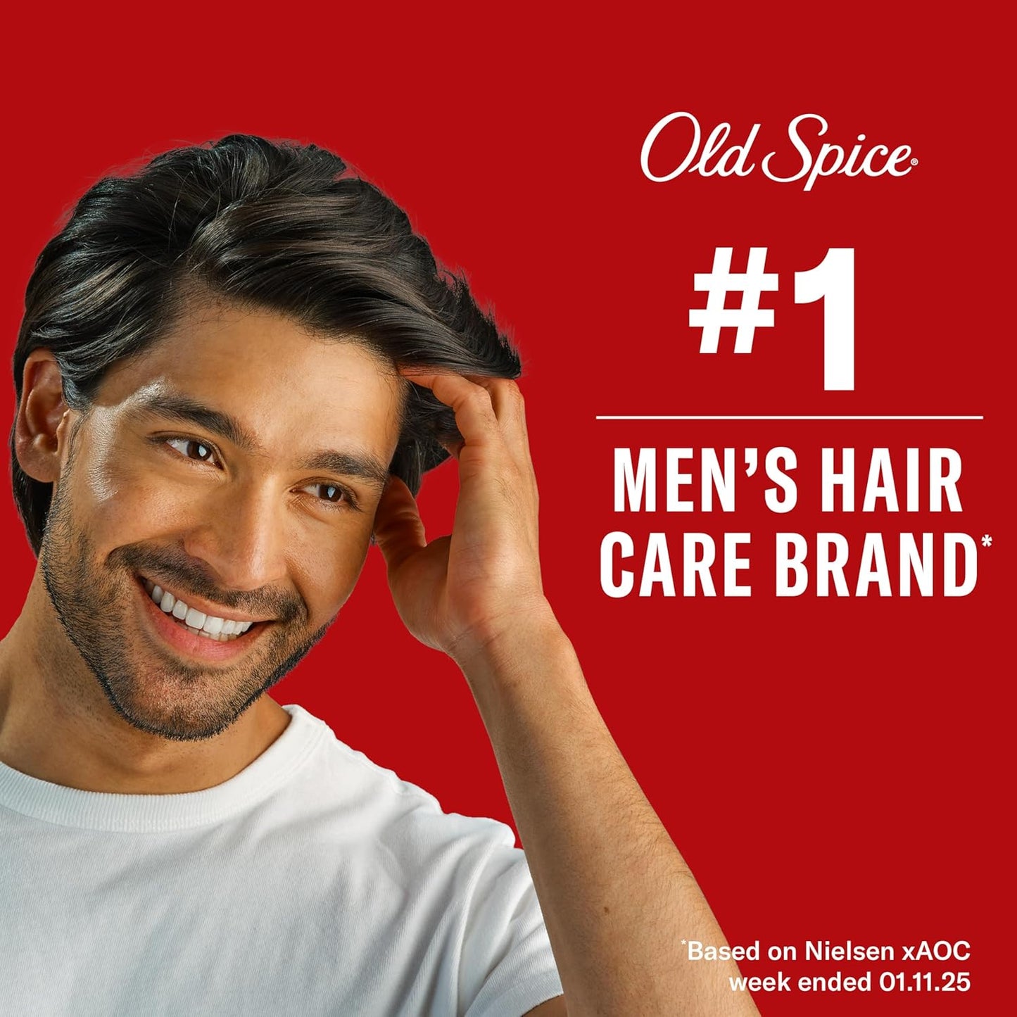 Old Spice Flexible Fiber for Men, Healthy & Strong with Vitamin E & Biotin, Men's Hair Styling Fiber, Low Hold, Low Shine, 2.22 oz, Twin Pack