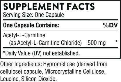 THORNE - Antioxidant Nerve Support Duo - Alpha-Lipoic Acid & Acetyl-L-Carnitine Bundle - 60 Servings