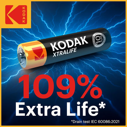 KODAK AAA Alkaline Batteries (40 Pack) Triple A Battery, LR03, 1.5V