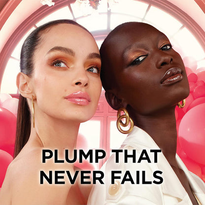 L'Oreal Paris Infallible Pro Gloss Plump Lip Gloss with Hyaluronic Acid, Long Lasting Plumping Shine, Lips Look Instantly Fuller and More Plump, Mirror, 0.21 fl. oz. (Pack of 2)