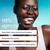 TULA Skin Care Spresso Energizing Eye Balm, Gold Cappuccino - Under Eye Treatment, 0.35 oz.