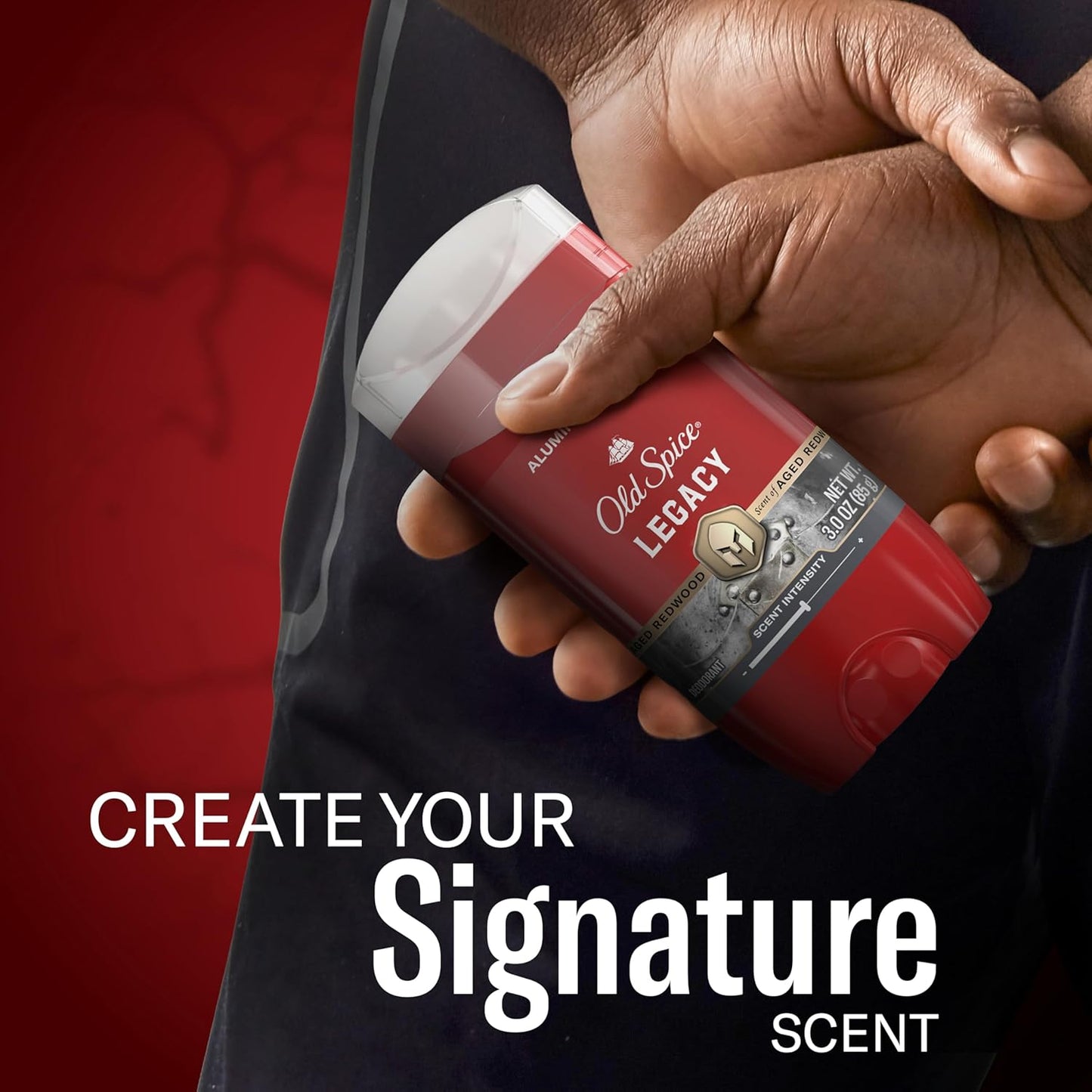 Old Spice Aluminum Free Deodorant for Men, 24/7 Odor Protection, 24/7 Signature Scent & Lasting Freshness, Goes on Clean, Legacy with Coconut, Pine & Cedar Scent, 3.0 oz