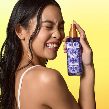 Tree Hut Violet Victory Hair & Body Mist, Hydrating & Alcohol-Free Body Spray, Lavender & Vanilla Orchid Scent, Perfume Mist for Hair & Body, Everyday Fragrance Spray for Women, 6 oz