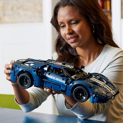 LEGO Technic 2022 Ford GT Building Set for Adults - Collectible Kit W/Authentic Features, Ages 18+ - 1:12 Scale - Gifts for Men & Women - Display as Bedroom or Home Decor - 42154