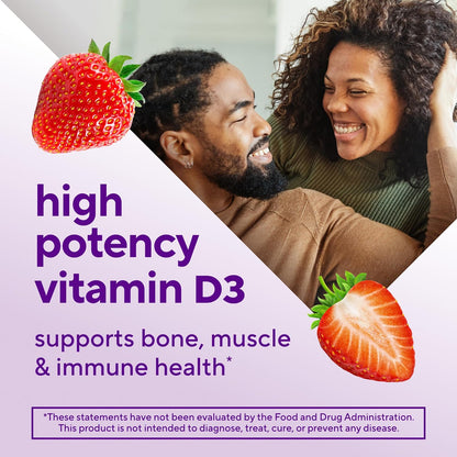 Vitafusion Vitamin D3 Gummies | 3000 IU (75 mcg) Per 2 Gummies