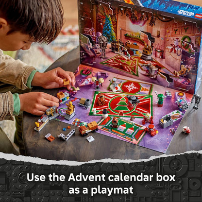 LEGO Star Wars Advent Calendar 2025 Kids Toy - Holiday Countdown Playset with 24 Toys for Boys & Girls, Ages 6+ - Includes C-3PO & BB-8 Figures - Star Wars Gift Idea for Christmas - 75418