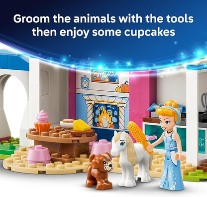 LEGO Disney Princess Cinderella Animal Friends Castle 43283 | Building Toys for Girls & Boys, Ages 4+, Castle Toy W/ Cinderella Figure, Pretend Play, 149 pieces, Gift for Birthdays