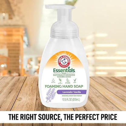 Arm & Hammer Foaming Hand Soap for Skin Cleaning - Cleanser with Lavender Vanilla Scent - Hand Soap Pump with Aloe Vera & Different Ingredients 12.5 Fl Oz (370mL)