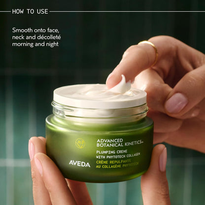 Aveda Advanced Botanical Kinetics Plumping Cream | Firming and visibly reducing wrinkles | Vegan | Full Size | Refillable | 1.7 Fl Oz
