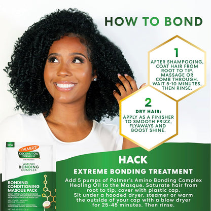 Palmer's Amino Bonding Hair Mask, Intense Conditioning Masque (2.1oz)