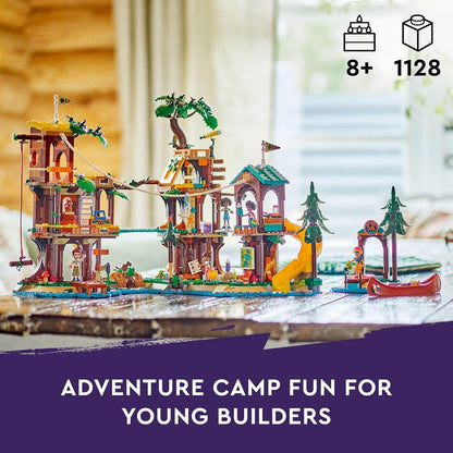 LEGO Friends Adventure Camp Tree House 42631 | Back to School Gift for Students, Building Toy, Girls & Boys, Ages 8+, Toy Figures & Playset, 1128 pieces, W/ 5 Minidolls