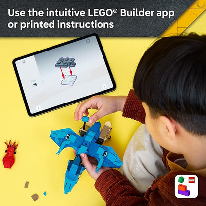 LEGO Jurassic World Baby Dinosaur: Pteranodon 77977 | Building Toy for Boys & Girls, Ages 7+, Dinosaur Toy for Kids, Pretend Play, Easy Build, 373 pieces, Gift for Birthdays