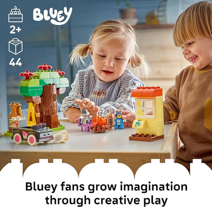 LEGO DUPLO Bluey Pizza Girls with Muffin and Bluey - Learning and Building Toy for Toddlers, Ages 2+ - Bluey Playset with 2 Toy Figures for Boys & Girls - Gift Idea for Birthdays - 10469