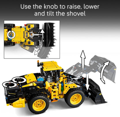 LEGO Technic Volvo L120 Electric Wheel Loader Construction Toy - Pretend Play Building Set - Great Birthday Gift for Boys, Girls, and Kids 9+ Who Love Vehicle Playsets - 42209