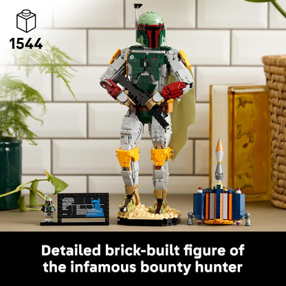 LEGO Star Wars Boba Fett 75455 | Collectible Building Sets for Adults, Ages 18+, Movie Display for Bedroom or Book Shelf, 1,544 pieces, Gift for Fans