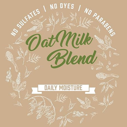 Aveeno Farm-Fresh Oat Milk Leave-In Hair Conditioner Treatment, Lightweight Moisturizer for Dry Damaged Hair, Safe for Color-Treated Hair, Sulfate, Paraben & Dye-Free