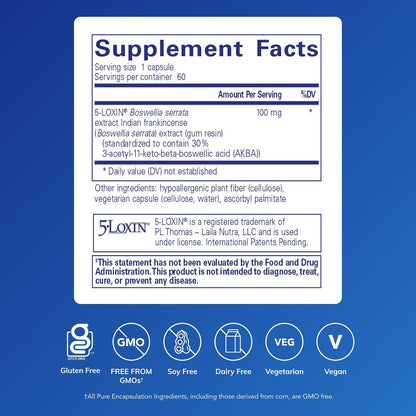 Pure Encapsulations Boswellia AKBA, 60 Capsules